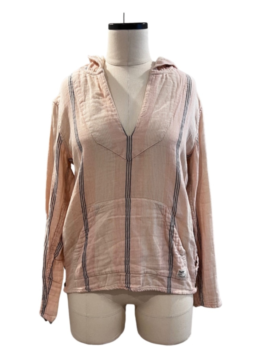Vintage ARITZIA TNA Pink Cotton Cover-Up Beach Hoodie NWOT Sz M